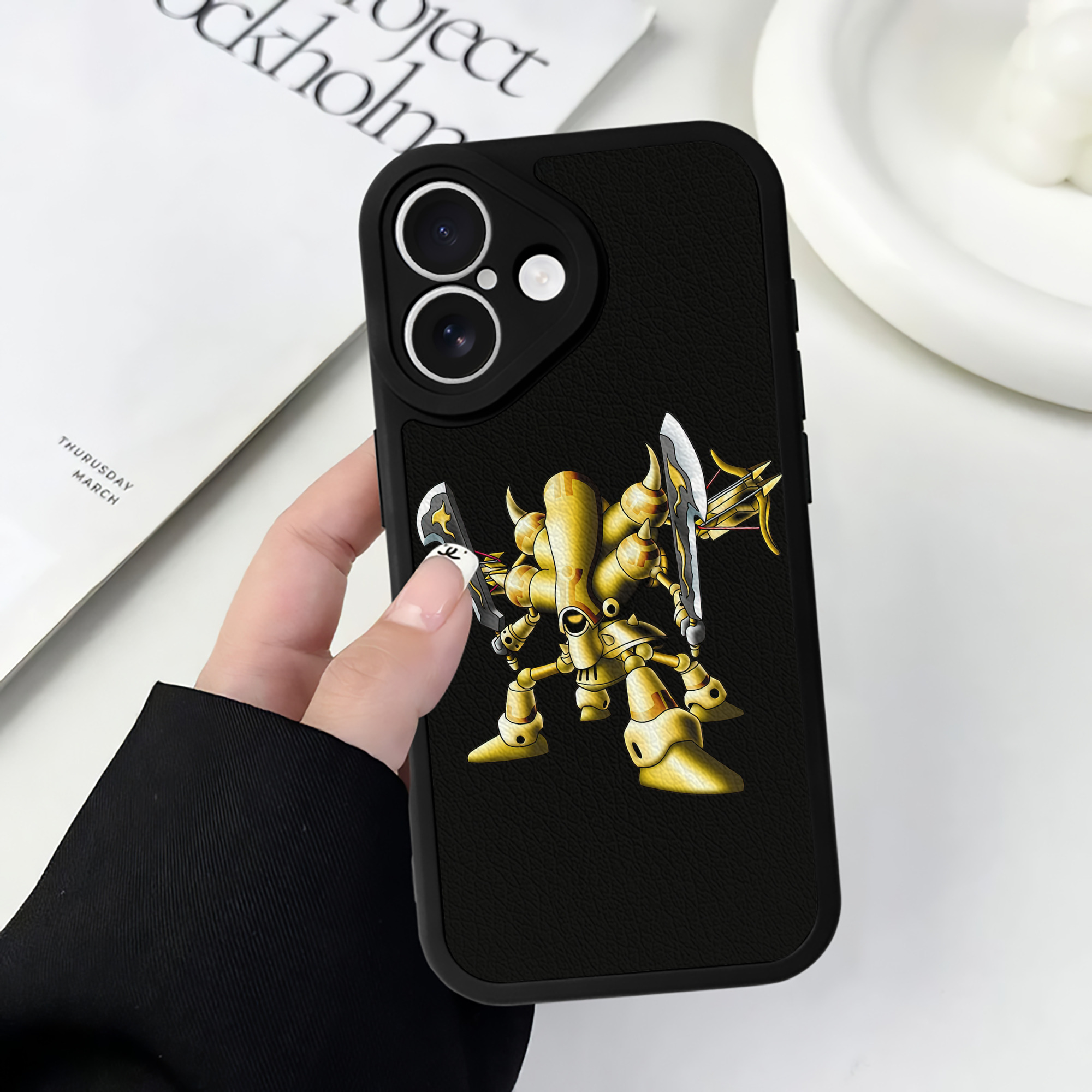 （画像用） ドラゴンクエスト Doragon Kuesuto Dragon Quest 【iPhone 16シリーズ対応】シリコンスマホケース（レザー調） 材質：シリコン